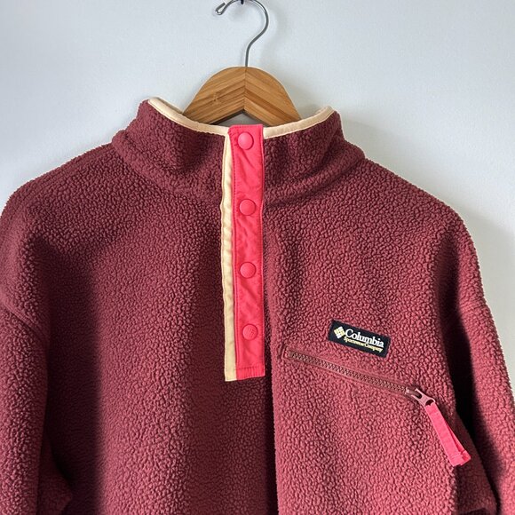 Columbia Helvetic Cropped Half Snap Fleece Pullover - Picture 2 of 12